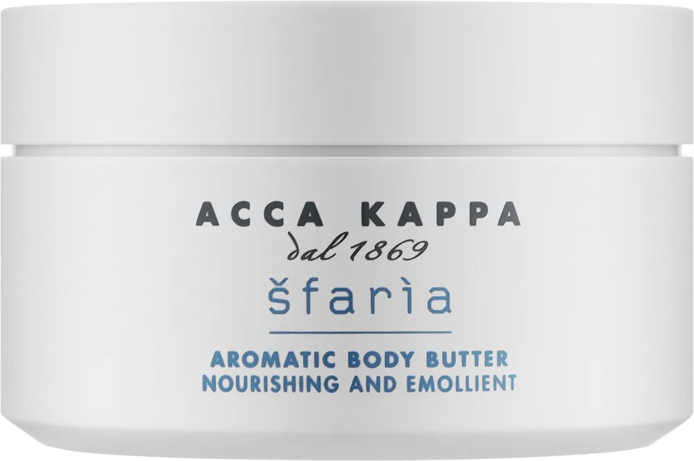 Питательное масло-баттер для тела Acca Kappa Sfaria с миндалём и маслом ши