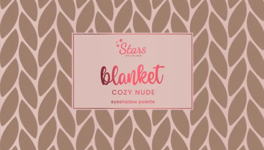 Палетка теней Stars From The Stars Blanket Eyeshadow Palette 10 оттенков нюдовая, оттенок Burgundy Bliss