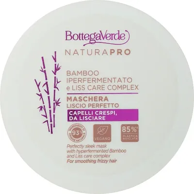 Маска для волос Bottega Verde Naturapro Perfectly Sleek Mask разглаживающая, для кудрявых и непослушных волос, 250 мл