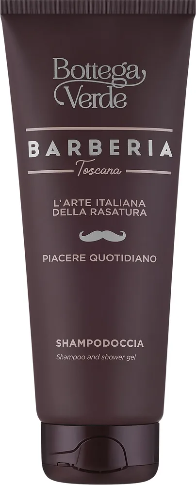 Шампунь и гель для душа 2 в 1 Bottega Verde Barberia Toscana, 200 мл