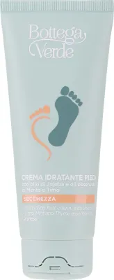 Крем для стоп Bottega Verde Moisturizing Foot Cream увлажняющий, с маслом жожоба, мяты и тимьяна, 100 мл