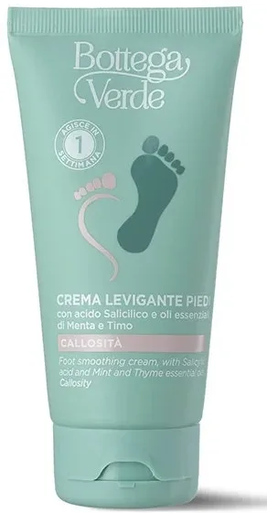 Крем для стоп Bottega Verde Foot Smoothing Cream смягчающий, с салициловой кислотой, 75 мл