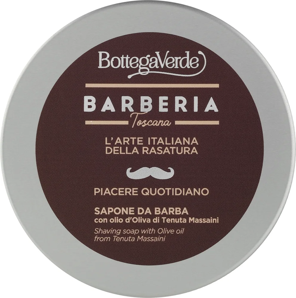Мыло для бритья Bottega Verde Barberia Toscana с оливковым маслом, 100 г
