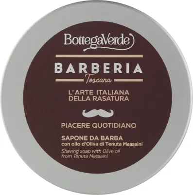 Мыло для бритья Bottega Verde Barberia Toscana с оливковым маслом, 100 г