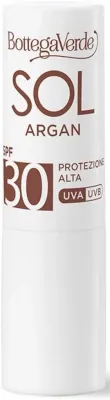 Бальзам для губ Bottega Verde Sol Argan Sun Lip Balm солнцезащитный, SPF30, водостойкий, 5,5 мл
