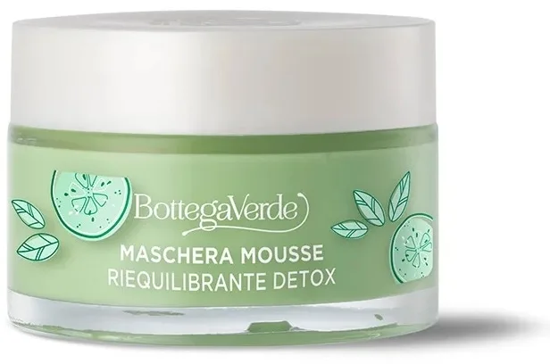 Маска-мусс для лица с соком огурца и чаем матча Bottega Verde Beauty Extracts Cucumber Juice & Matcha Tea Mousse Mask