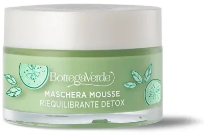 Маска-мусс для лица с соком огурца и чаем матча Bottega Verde Beauty Extracts Cucumber Juice & Matcha Tea Mousse Mask