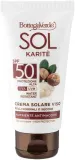 Крем солнцезащитный Bottega Verde Sol Karite Face SPF50 масло ши ромашка 50 мл — фото 1