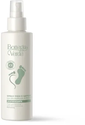 Спрей для стоп и ног Bottega Verde Foot And Leg Spray освежающий, с маслом мяты перечной, 125 мл
