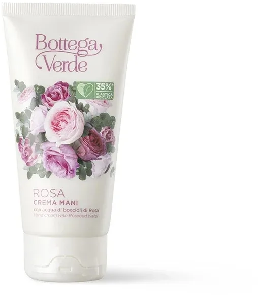 Крем для рук Bottega Verde с розой питательный увлажняющий 75 мл