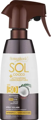 Спрей для тела Bottega Verde Sol Cocco Anti-Sand SPF 30 кокос водостойкий 250 мл