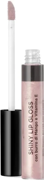 Блеск для губ Bottega Verde Shiny Lip Gloss With Mango Butter And Vitamin E прозрачный, сияющий, 6 мл, оттенок Golden Strawberry