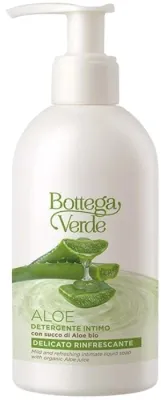 Мыло жидкое для интимной гигиены Bottega Verde Aloe с алоэ, 250 мл