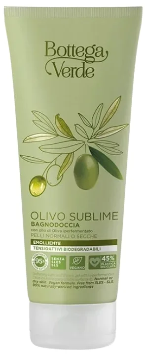 Успокаивающий гель для ванны и душа Bottega Verde Olivo Sublime с оливковым маслом, 200 мл