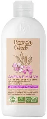 Лосьон-молочко для лица Bottega Verde Avena and Malva очищающий для чувствительной кожи 200 мл