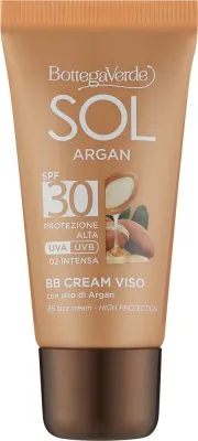 Крем BB Bottega Verde Sol Argan BB Cream солнцезащитный, SPF30, с маслом арганы, 25 мл