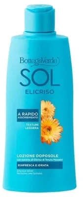 Лосьон после загара Bottega Verde Sol Elicriso с экстрактом бессмертника и ромашки, 200 мл