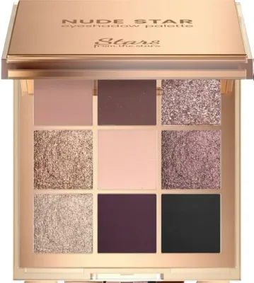 Палетка теней Stars from the Stars Nude Star Eyeshadow Palette 9 оттенков нюдовая