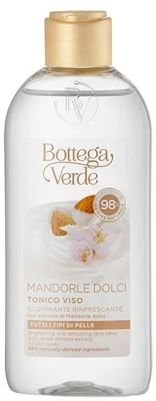 Тоник для лица Bottega Verde Mandorle Dolci Face Toner с миндальным экстрактом, для всех типов кожи, 200 мл