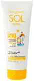 Крем солнцезащитный детский Bottega Verde Sol Kids SPF50+ алоэ миндаль 200 мл — фото 1