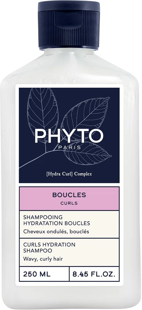 Шампунь Phyto Curls Hydration увлажняющий, для вьющихся и волнистых волос, с комплексом Hydra Curl, 250 мл, Франция