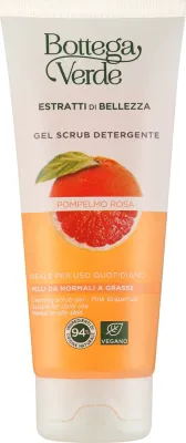 Очищающий гель для лица Bottega Verde Beauty Extracts Pink Grapefruit с помело, 100 мл