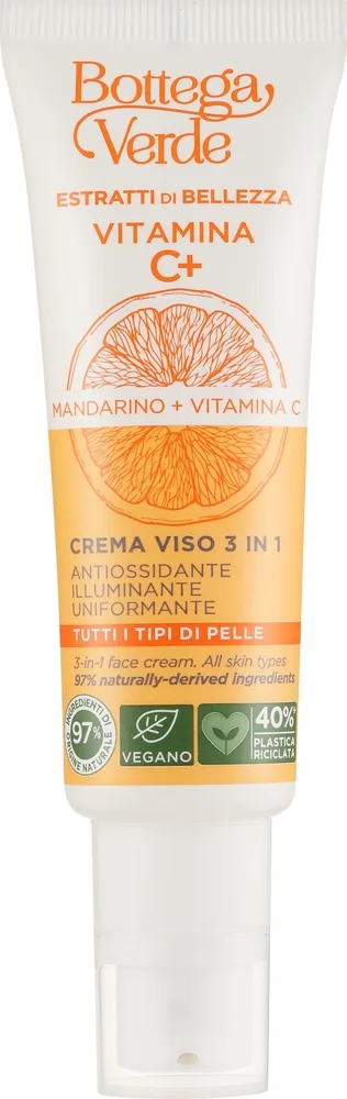 Крем для лица Bottega Verde Beauty Extracts Vitamin C+ 3 в 1 50 мл