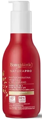 Сыворотка для окрашенных волос с экстрактом граната Bottega Verde Natura Pro Pomegranate Extract Serum, 125 мл