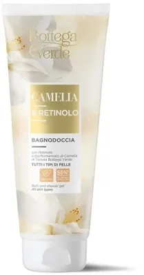 Гель для ванны и душа Bottega Verde Camellia and Retinol с ретинолом, 200 мл