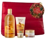 Набор Bottega Verde Argan Del Marocco гель для душа 400 мл крем для рук 75 мл крем для лица 50 мл и косметичка — фото 1