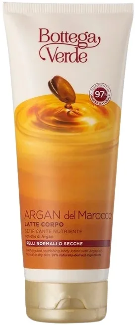 Питательный лосьон для тела Bottega Verde Argan del Marocco с маслом арганы и маслом ши, 200 мл