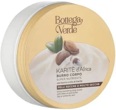 Bottega Verde Bottega Karite d'Africa Body Butter - Масло для тела Bottega Karite d'Africa с маслом карите питательное 150 мл