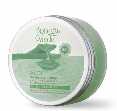 Пилинг для тела Bottega Verde Aloe Mild Exfoliant деликатный с соком алоэ 200 мл