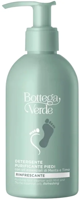 Средство для мытья ног Bottega Verde с мятой и тимьяном, 200 мл