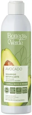 Шампунь Bottega Verde Avocado разглаживающий, без силиконов, с экстрактом авокадо, для кудрявых волос, 250 мл, Италия