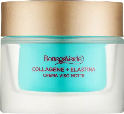 Крем для лица Bottega Verde Collagen + Elastine ночной для зрелой кожи 50 мл