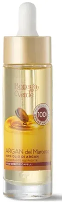 Масло для тела и лица Bottega Verde Argan del Marocco аргановое натуральное 30 мл