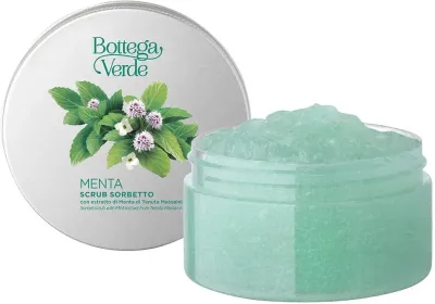 Bottega Verde Bottega Verde Mint Sorbet Scrub - Пилинг-сорбет для тела с экстрактом мяты Mint Sorbet Scrub 200 мл