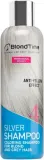 Blond Time BlondTime Silver Shampoo - Шампунь BlondTime Silver для осветлённых и седых волос, против жёлтых оттенков, серебристый эффект, 200 мл, Болгария — фото 2