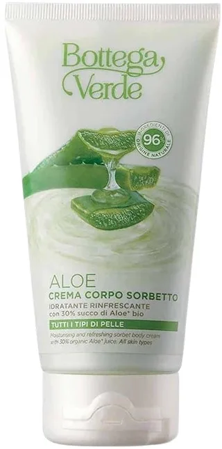 Крем для тела Bottega Verde Aloe Vera Sorbet с алоэ 150 мл