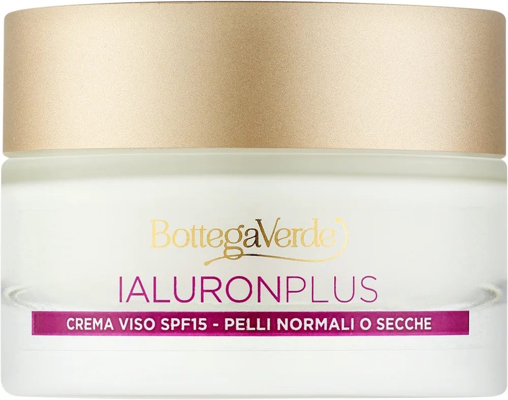 Крем для лица Bottega Verde Ialuron Plus дневной с гиалуроном SPF15 50 мл