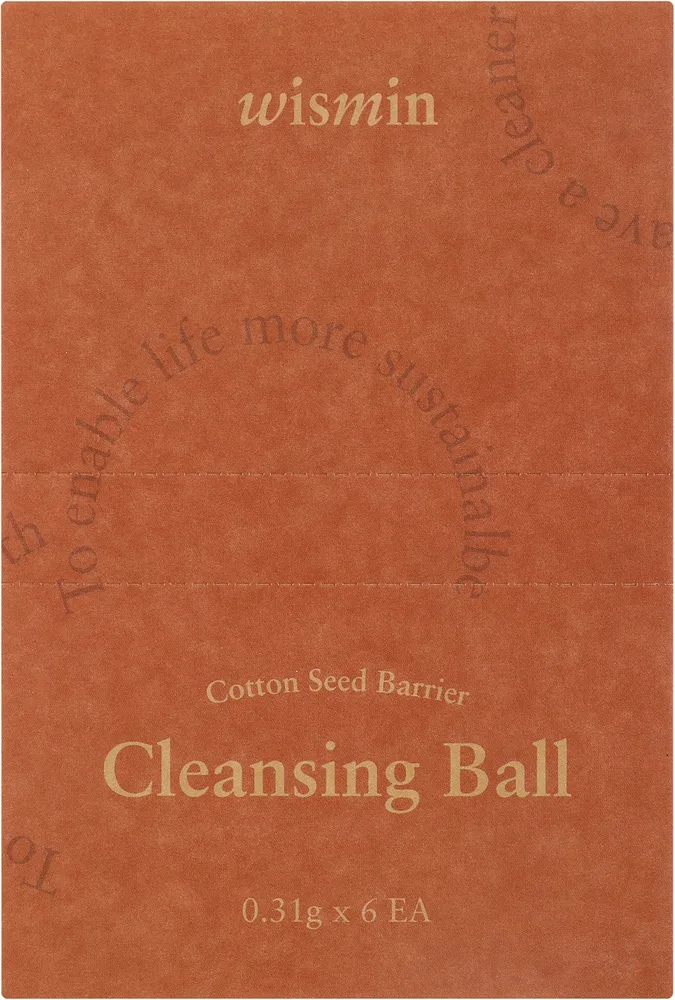 Wismin Cotton Seed Barrier Cleansing Ball очищающие капсулы-шарики с экстрактом семян хлопка 6 шт