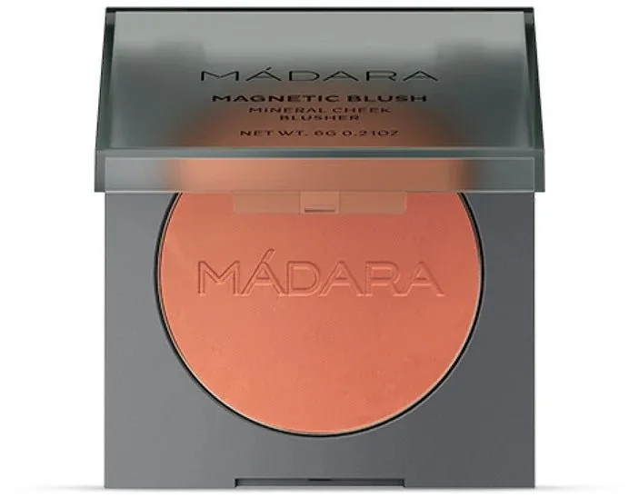 Румяна Madara Cosmetics Magnetic Blush Mineral Cheek Blusher минеральные, пудровые, три оттенка, 6 г, оттенок 2 - Bare Blossom
