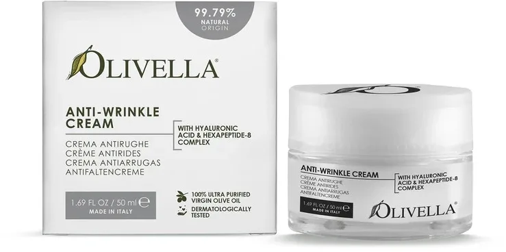 Крем для лица Olivella от морщин с оливковым маслом и скваланом 50 мл