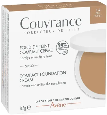 Компактная крем-пудра Avene Couvrance Compact Creme SPF 30, 8,5 г