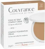 Компактная крем-пудра Avene Couvrance Compact Creme SPF 30, 8,5 г, оттенок Arena — фото 1