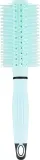 Щётка для волос IDC Institute Round Styling Brush круглая, для укладки, мятная, 1 шт — фото 1