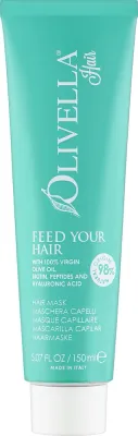 Маска для волос Olivella Feed Your Hair Mask с биотином и оливковым маслом, питательная, 150 мл