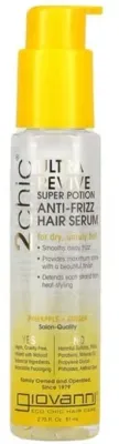 Сыворотка для сухих и непослушных волос против пушения Giovanni 2Chic Ultra-Revive Super Potion Anti-Frizz Hair Serum Dry or Unruly Hair, 81 мл