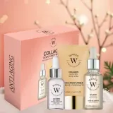 Набор Warda Collagen Revive & Firm масло-сыворотка для лица 30 мл крем 50 мл и сыворотка для области вокруг глаз 15 мл — фото 4